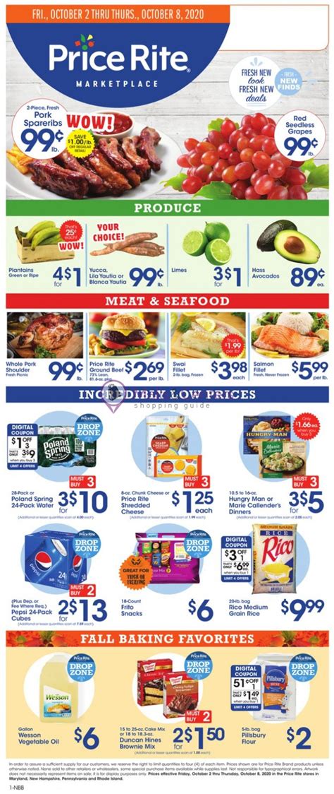 A brand-new weekly ad is available in your local store every Sunday. . Pricerite flyer